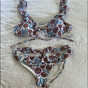 J. CREW Floral Bikini